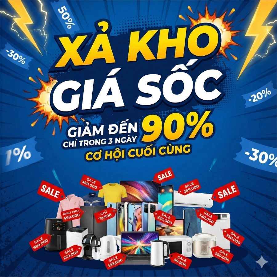Xả kho giá sốc