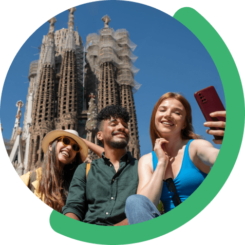 Ảnh nhóm bạn trẻ đi du lịch